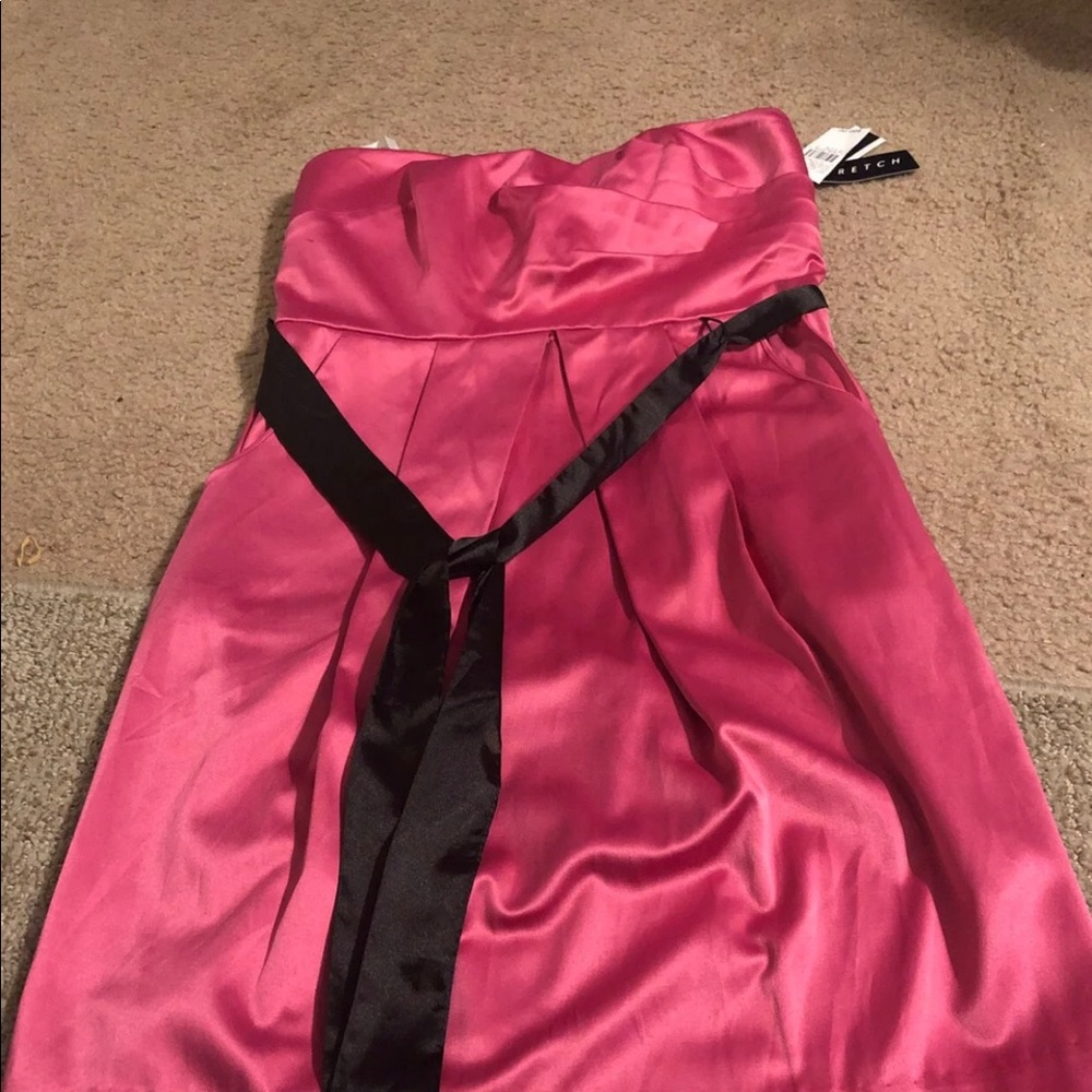 Casual Hot Pink Dress